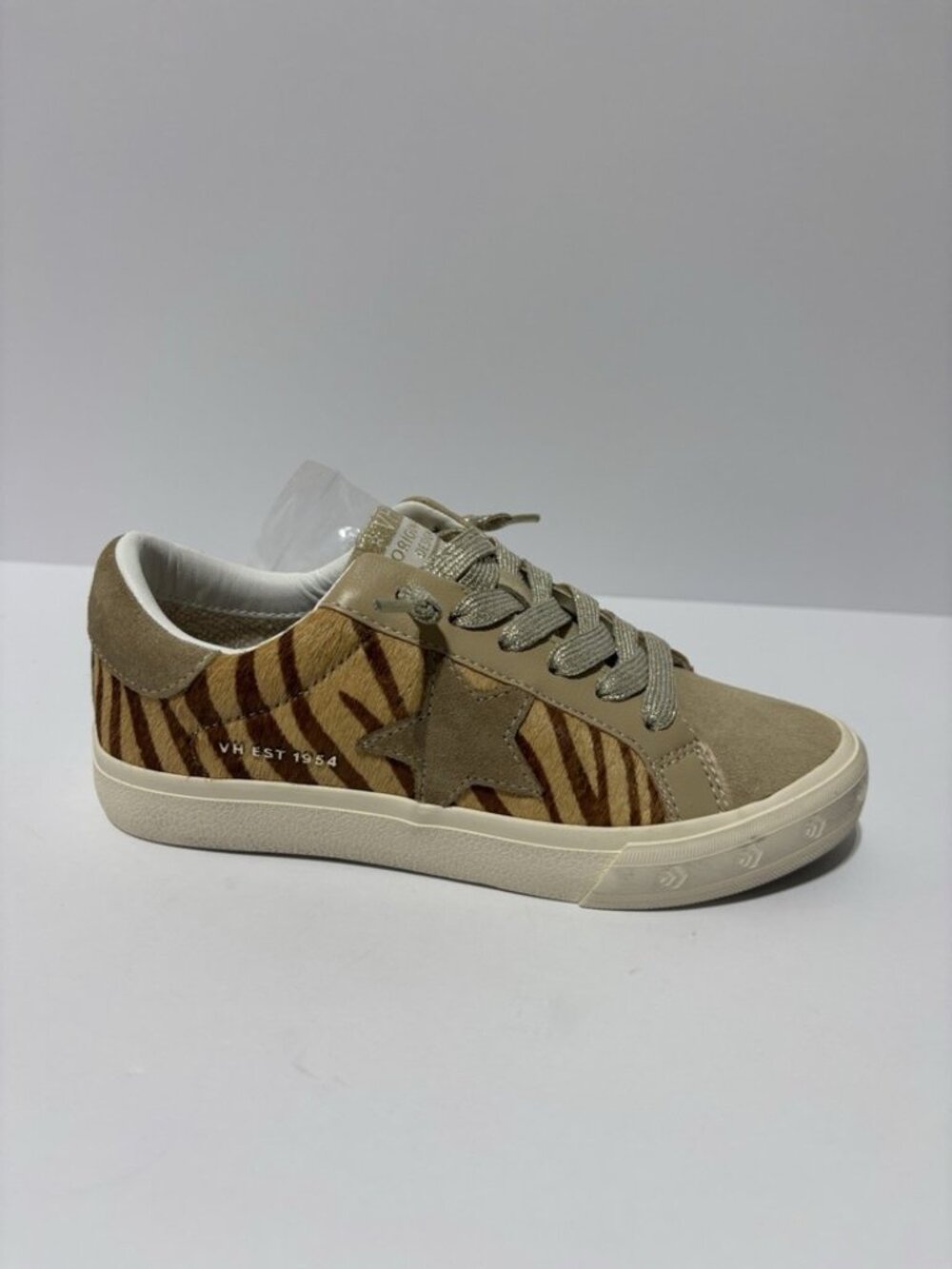 Vintage Havana Women’s Grande Brown Zebra Sneakers, Size 5.5 M
